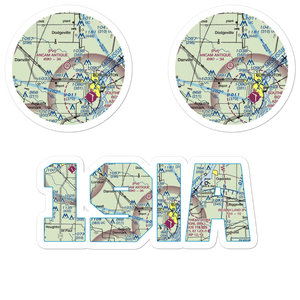 Ancam Antique Airfield (19IA) VFR Sectional Sticker Pack