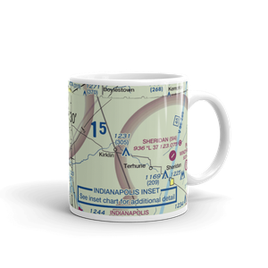 Clark Airport (19IN) VFR Sectional  Mug