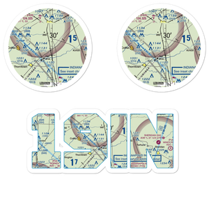 Clark Airport (19IN) VFR Sectional Sticker Pack