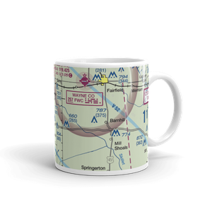 Skillet Fork Farm Airport (19IS) VFR Sectional  Mug