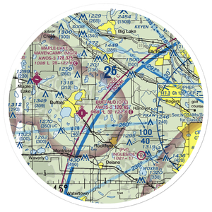 Greseth Seaplane Base (19MN) VFR Sectional Sticker (30 mile)