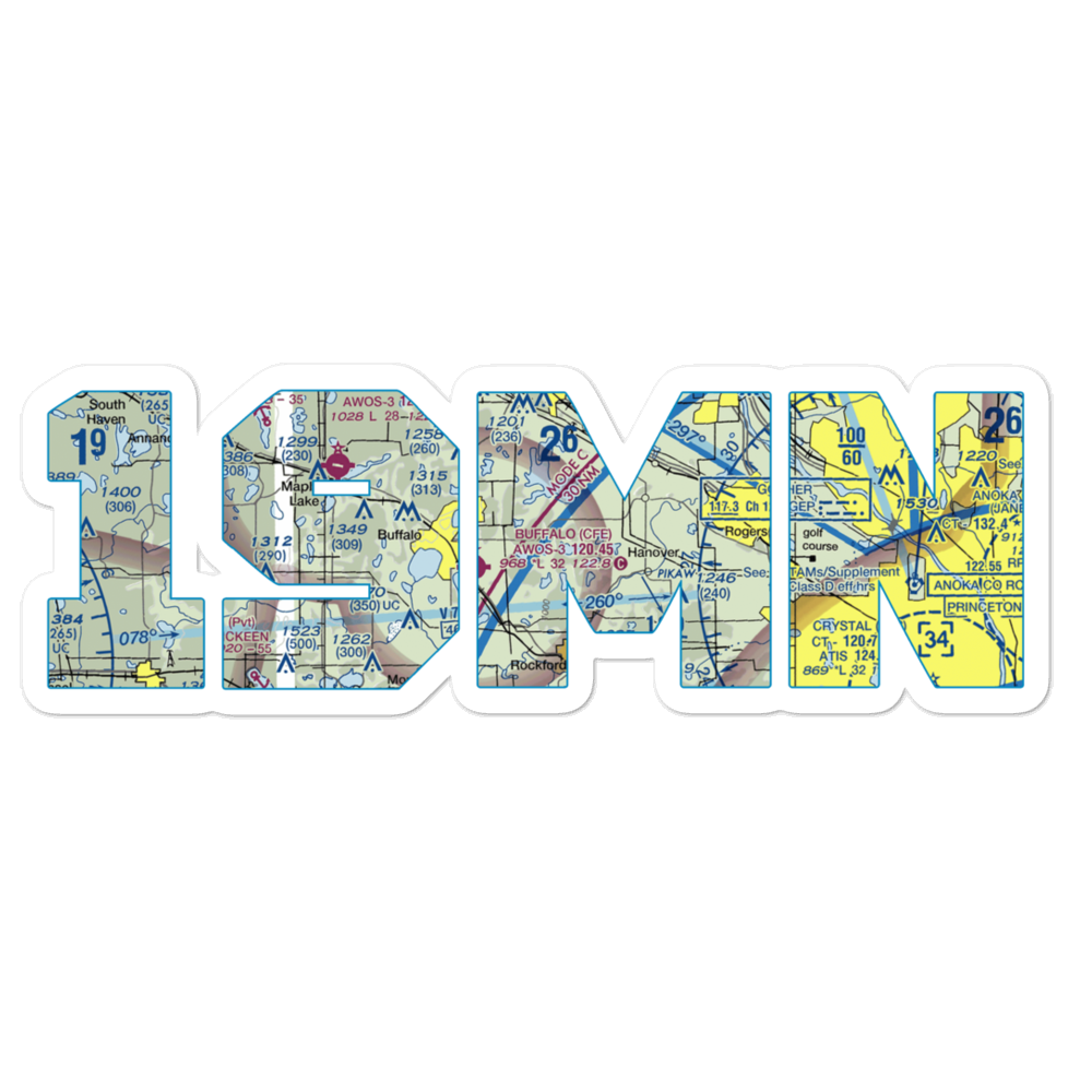 Greseth Seaplane Base (19MN) VFR Sectional Sticker 