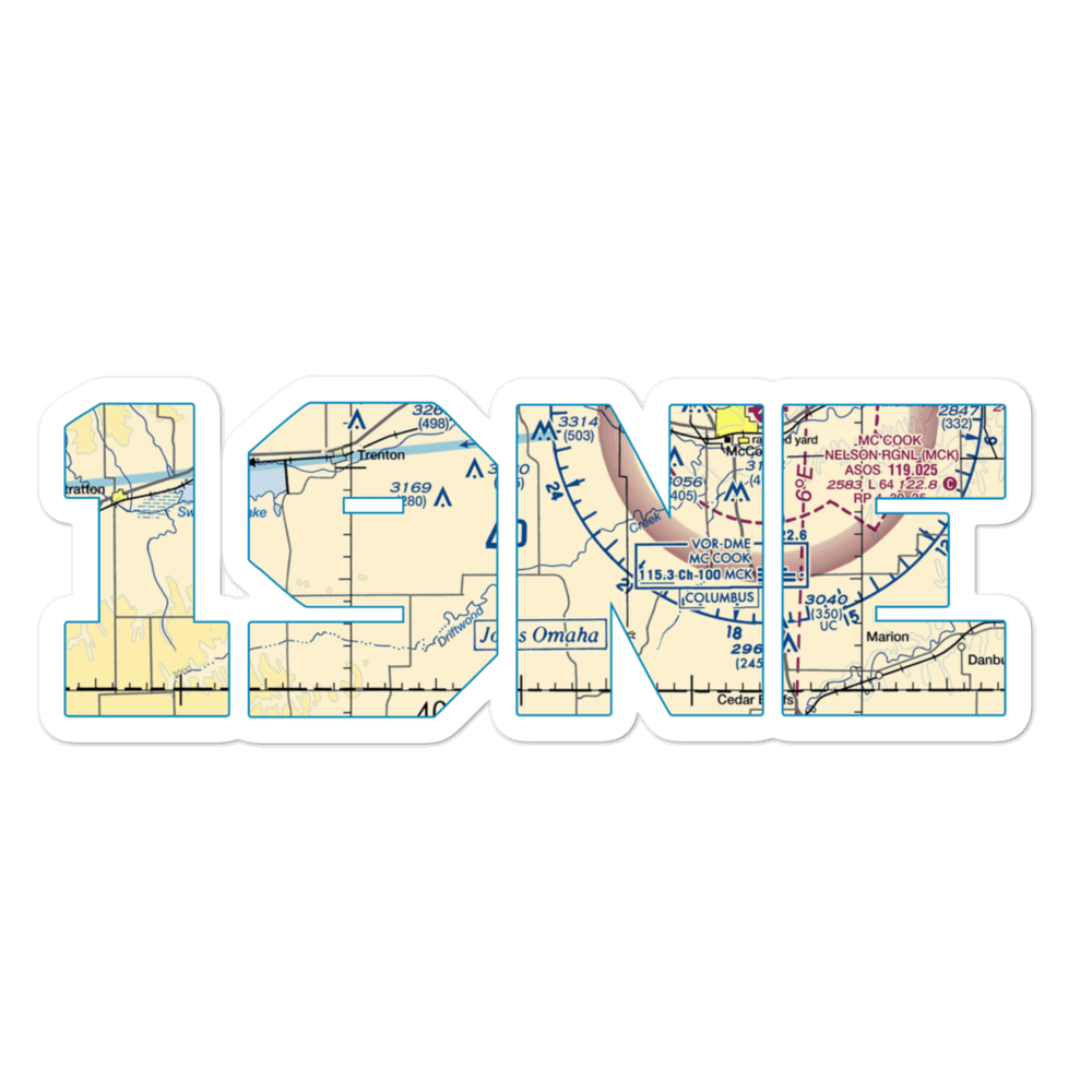 Hoyt Airport (19NE) VFR Sectional Sticker 