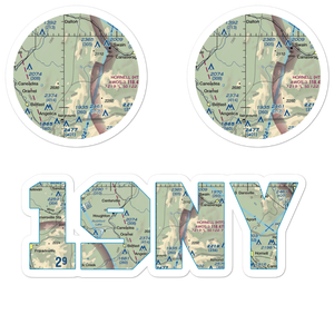 Four Seasons Airport (19NY) VFR Sectional Sticker Pack