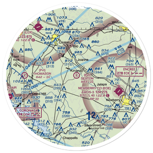 Sexton Airport (19SC) VFR Sectional Sticker (30 mile)