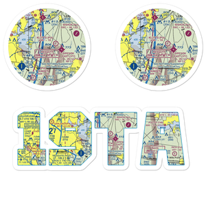 Lagrone Ranch Airport (19TA) VFR Sectional Sticker Pack