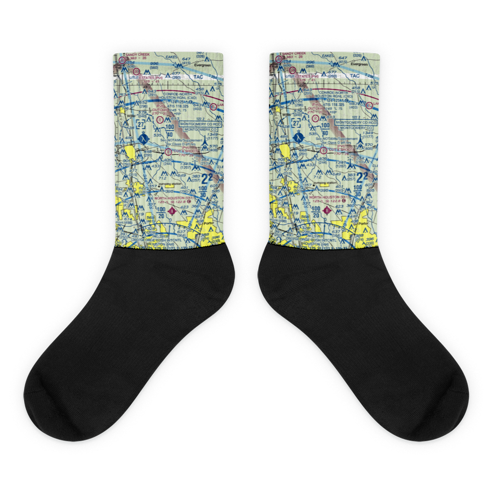 Cut and Shoot Airport (19TE) VFR Sectional Socks 