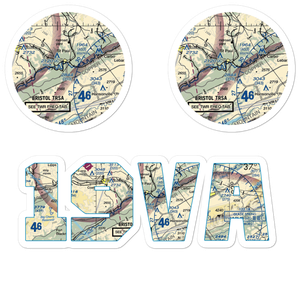 Flying W Airport (19VA) VFR Sectional Sticker Pack
