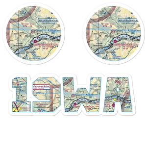 Key Way Airport (19WA) VFR Sectional Sticker Pack