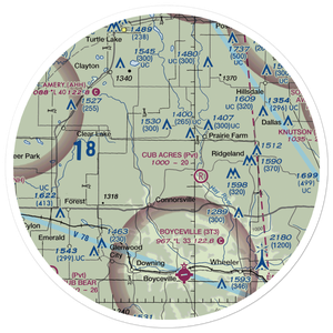 Erickson Field (19WI) VFR Sectional Sticker (30 mile)