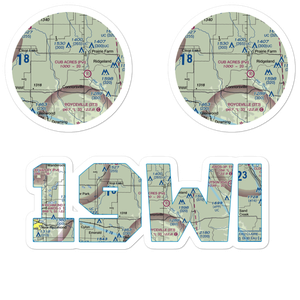 Erickson Field (19WI) VFR Sectional Sticker Pack