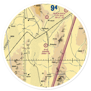 Empire Airport (18NV) VFR Sectional Sticker (30 mile)