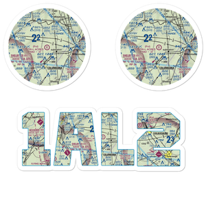 Tri-L Acres Airport (1AL2) VFR Sectional Sticker Pack