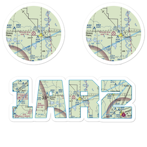 Taylor Airstrip (1AR2) VFR Sectional Sticker Pack