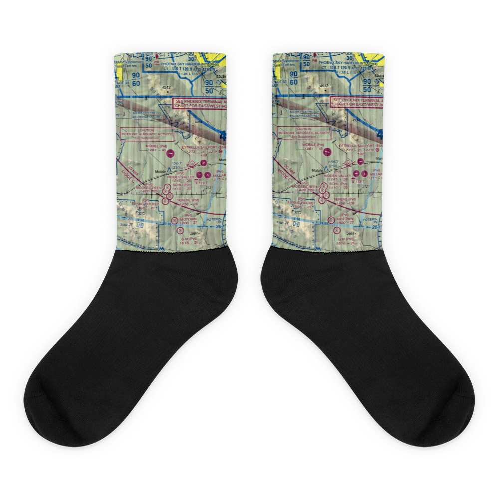 Mobile Airport (1AZ0) VFR Sectional Socks 