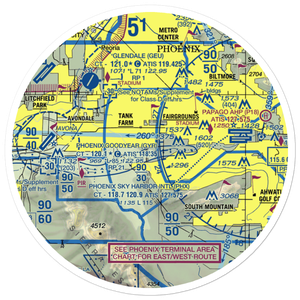 Paradise Air Park (1AZ2) VFR Sectional Sticker (30 mile)