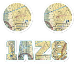 Willow Springs Ranch Airport (1AZ8) VFR Sectional Sticker Pack