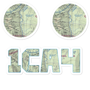 Aha-Quin Airport (1CA4) VFR Sectional Sticker Pack