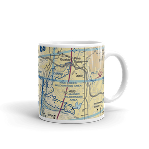 On the Rocks Airport (1CA6) VFR Sectional  Mug