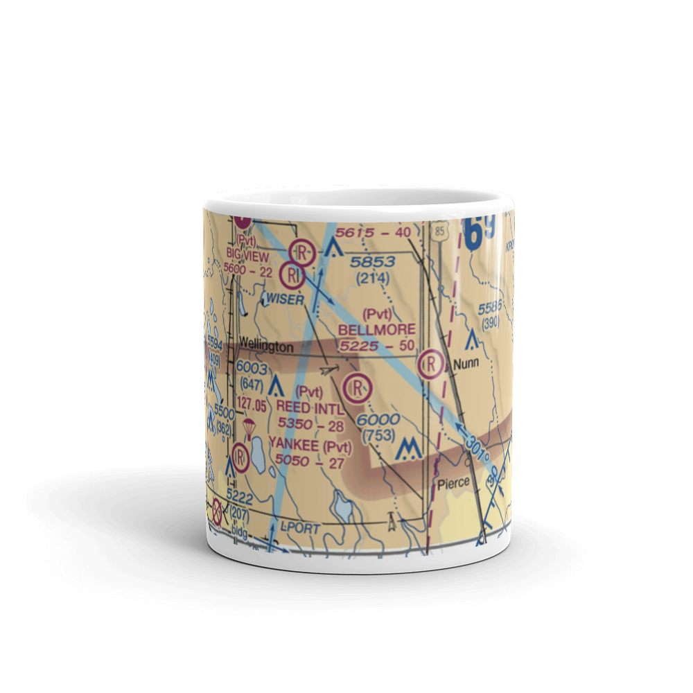 Reed Airport (1CD1) VFR Sectional  Mug 