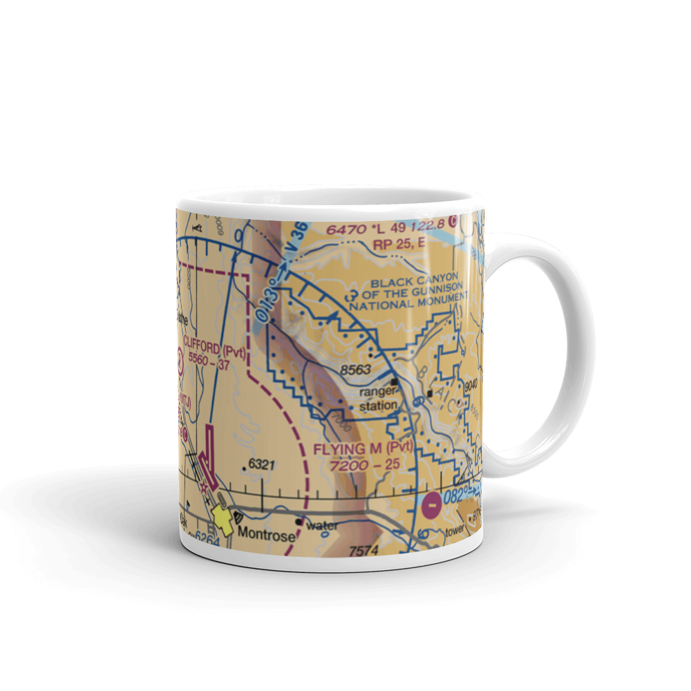 Clifford Field (1CO4) VFR Sectional  Mug 