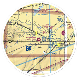 Melon Field (1CO5) VFR Sectional Sticker (30 mile)