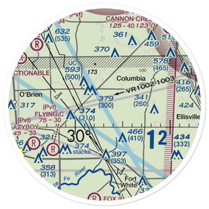 Z Ranch Airport (1FL3) VFR Sectional Sticker (20 mile)