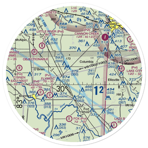 Z Ranch Airport (1FL3) VFR Sectional Sticker (30 mile)