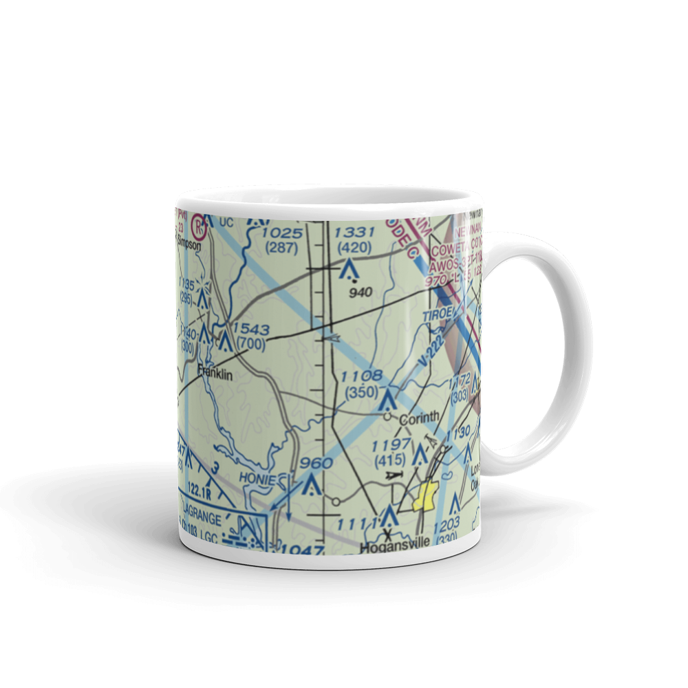 Answered Prayer Airport (1GE3) VFR Sectional  Mug 