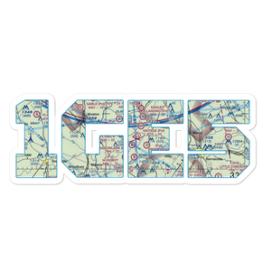 Flying D Airport (1GE5) VFR Sectional Sticker