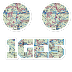 Flying D Airport (1GE5) VFR Sectional Sticker Pack