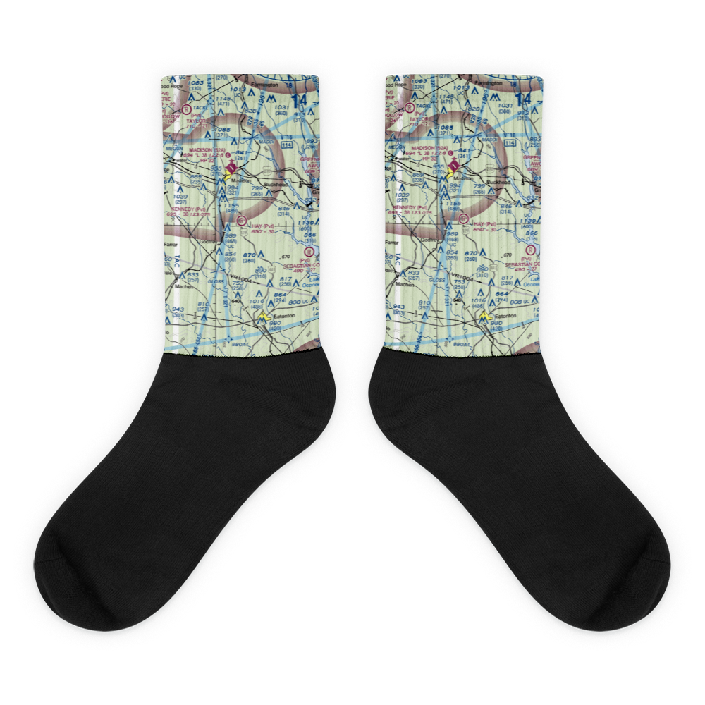 Hay Field (1GE7) VFR Sectional Socks 