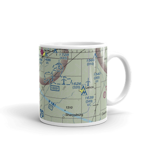 Brown Truck Sales Airport (1IA0) VFR Sectional  Mug