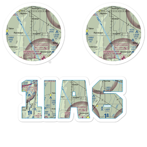 Aero-Lane Airport (1IA6) VFR Sectional Sticker Pack