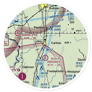 Davis Airport (1II3) VFR Sectional Sticker (20 mile)