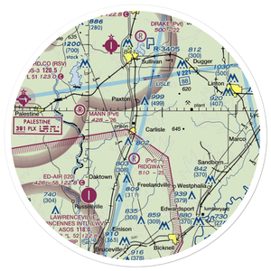 Davis Airport (1II3) VFR Sectional Sticker (30 mile)