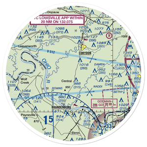 Amy Airport (1II4) VFR Sectional Sticker (30 mile)