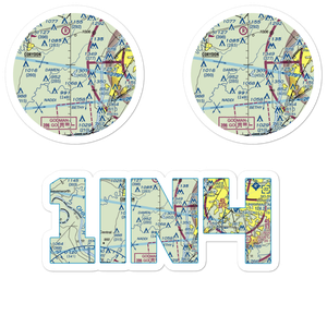 Robinson Airpark (1IN4) VFR Sectional Sticker Pack
