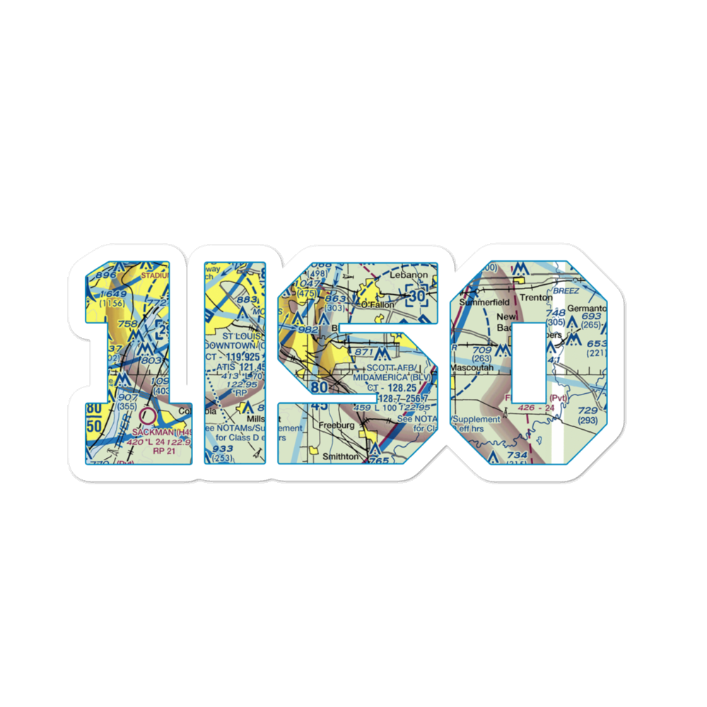 Harold Emmerich Airport (1IS0) VFR Sectional Sticker 