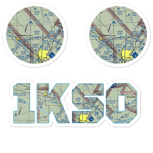 Huey Airport (1KS0) VFR Sectional Sticker Pack