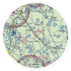 Morrow Strip (1LA5) VFR Sectional Sticker (30 mile)