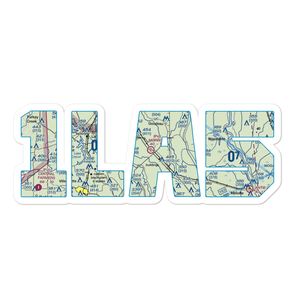 Morrow Strip (1LA5) VFR Sectional Sticker 