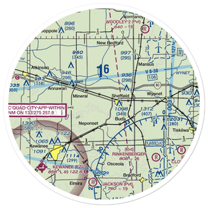 Edwin G. Bennett Airport (1LL7) VFR Sectional Sticker (30 mile)