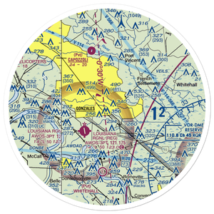 Cal Mire Field (1LS0) VFR Sectional Sticker (30 mile)
