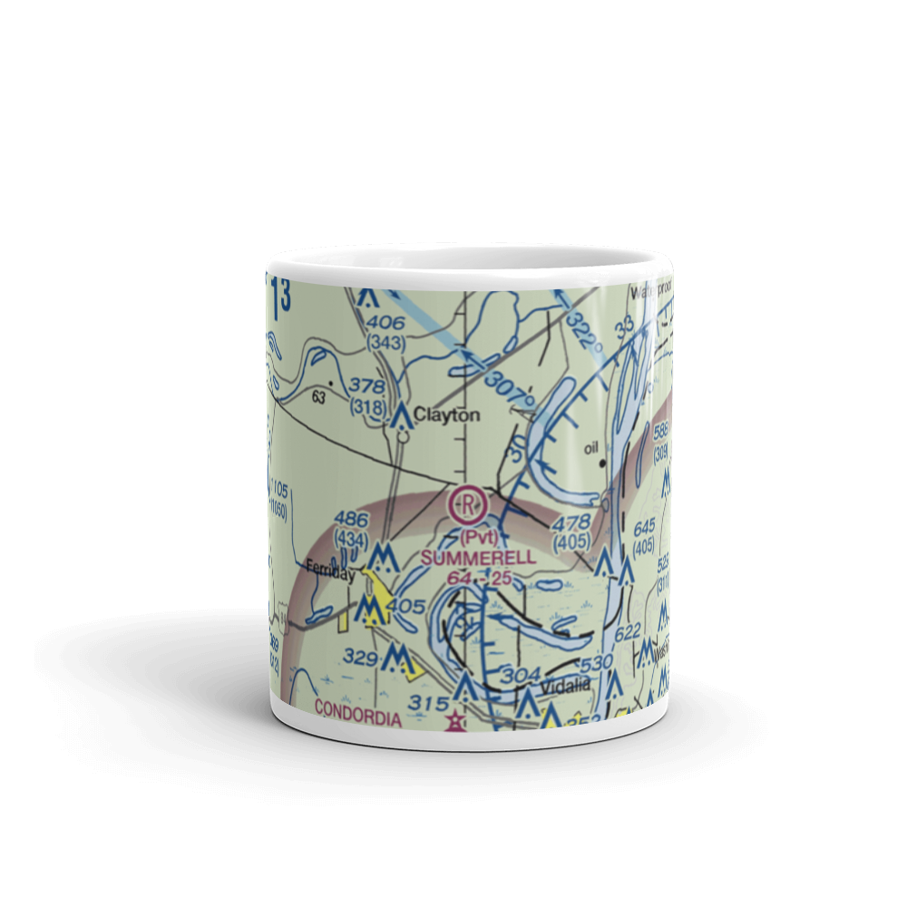 Summerell Airport (1LS8) VFR Sectional  Mug 
