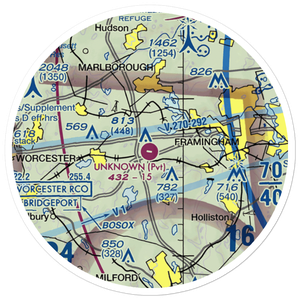 Unknown Field (1MA5) VFR Sectional Sticker (20 mile)