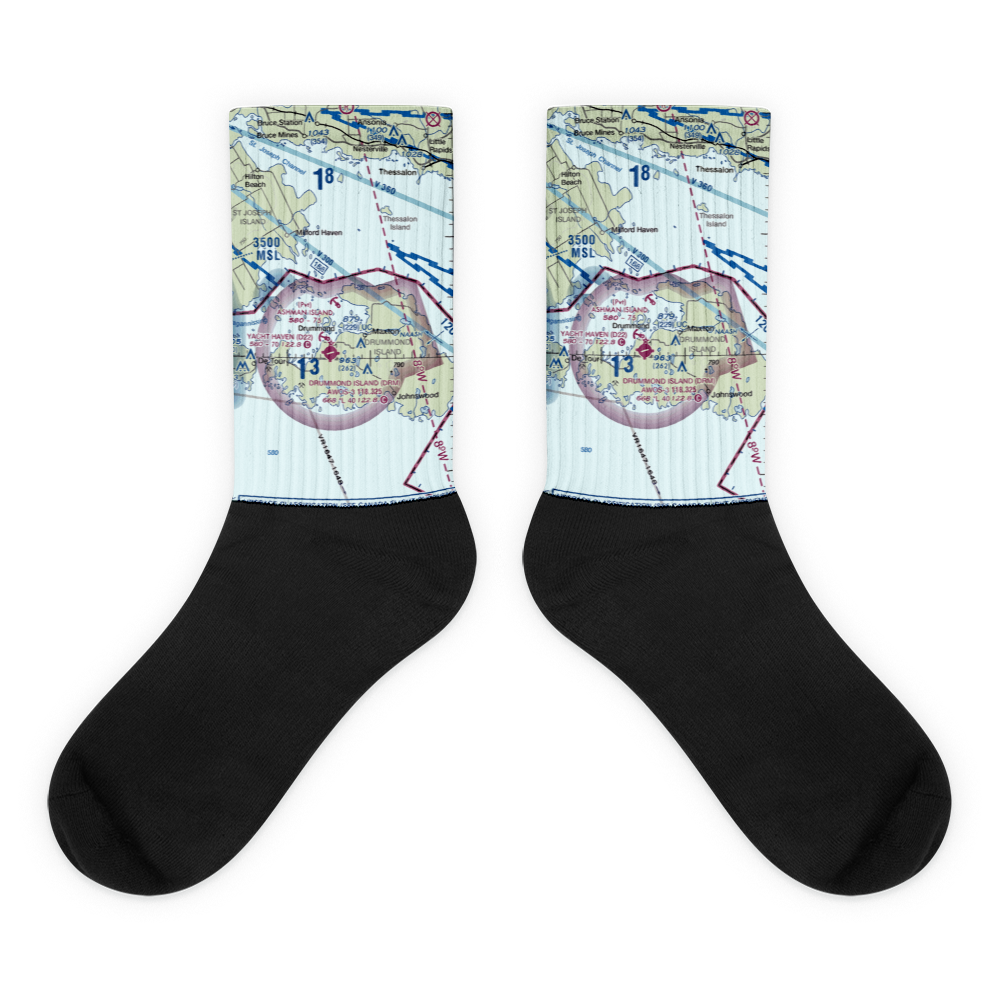 Ashman Island Seaplane Base (1MI0) VFR Sectional Socks 