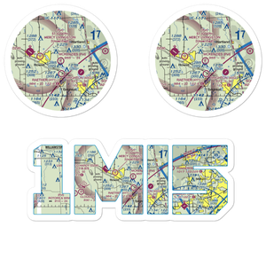 Mckenzie's Landing Airport (1MI5) VFR Sectional Sticker Pack