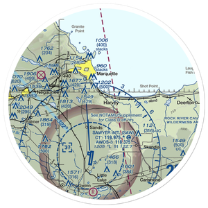 Southfork Airport (1MI9) VFR Sectional Sticker (30 mile)
