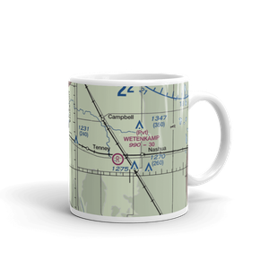 Wetherbee Farm Airport (1MN0) VFR Sectional  Mug
